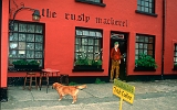 Typische Irische Pubfront in Teelin, County Donegal